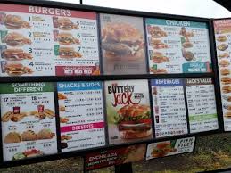 Jack in the box secret menu; Menu Fotografia De Jack In The Box Rohnert Park Tripadvisor