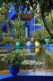 Majorelle Garden Marrakech Morocco Jardin Majorelle Jardin Marocain Jardin Interieur