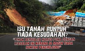 The genting skyway also known as the genting highlands cable car was open to the public in 1997 and was south east asia's. Isu Tanah Runtuh Tiada Kesudahan Seribu Ombak