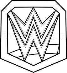 Wwe Wrestling Belts Coloring Pages Wwe Coloring Pages Wwe Birthday Party Wwe Party