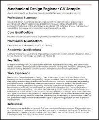 Mechanical Engineering Resume Templates Impressive Mechanical Design Engineer Cv Sam Engineering Resume Templates Mechanical Engineer Resume Engineering Resume