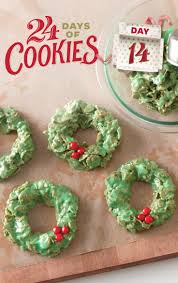 No Bake Christmas Wreath Cookies Recipe Cookies Recipes Christmas Delicious Christmas Cookies Christmas Truffles