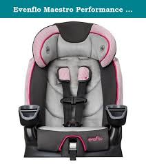 Evenflo Maestro Performance Harness Booster Features Integrated Cup Holders Shoulder Belt Positioning Strap Latch Car Seats Booster Car Seat Booster Seat