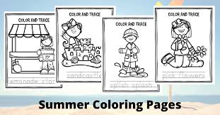 Coloring is a fun way for kids to be creative and learn how to draw and use the colors. Free Printable Summer Coloring Pages For Preschoolers