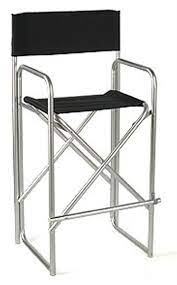 31 seat height metal director s chair with black canvas seat directors chair black canvas chair