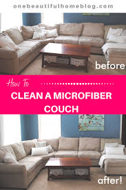 How to clean microfiber furniture. How To Clean A Microfiber Couch It S Easy One Beautiful Home