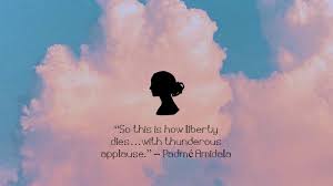 The great collection of aesthetic simple laptop wallpapers for desktop, laptop and mobiles. Padme Amidala Aesthetic Quote Laptop Wallpaper