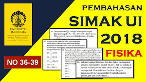Bahas soal fisika simak ui | #pejuangptn siap simak ui 2021. Cikita Cikitabella Twitter
