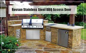Make sure you are comfortable with the way the door handles match up to the grill you've selected, as well as. Amazon Com Rovsun Outdoor Kitchen Access Door 14 W X 20 H Single Wall Bbq Access Door Heavy Duty 304 Stainless Steel Perfect For Outdoor Kitchen Bbq Island Garden Outdoor