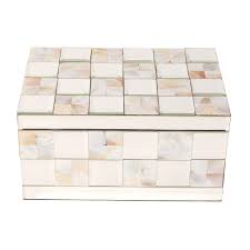Includes 1 large mirror box picture packer kit sold separately Mother Of Pearl Mirrored Glass Large Luxury Jewellery Box A Beautiful Gift For Ladies