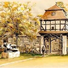 Claudia Gabriele Meinicke Burg Giebichenstein Halle Saale Tusche 2019 In 2020 Stadtlandschaft Halle Saale Bildergalerie