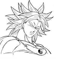 Primero empece con el cabello de broly para lo cual use el color negro y el color plomo seguidamente pase a pintar su armadura teniendo las mismas tonalidades del cabello con un roce de blanco. Broly Dragon Ball Z Coloring Pages Novocom Top