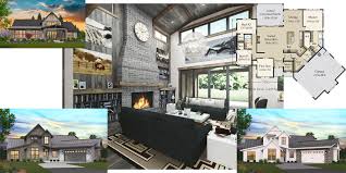 This wide open floor plan has polished concrete floors, over height 10'8 foot ceilings and floor to ceiling south facing win. House Plans Modern Home Floor Plans Unique Farmhouse Designs