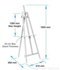 These Easels Are Perfect For Holding Canvases Or Posters Diy Easel Artist Easel Plans Art Easel