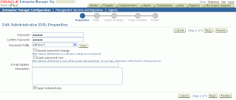 • to lock a user account in aix: Enterprise Manager Security