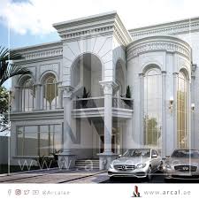 تصميم جديد لڤيلا بستايل النيو كلاسيك لها مدخل محدد بعمودين على ارتفاع الواجهة و خطوط حادة تعطي الهيبة و الفخامة للمبنى تتألف من Building Marina Bay Landmarks