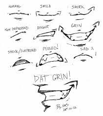 To draw a mouth, start by drawing a horizontal line with the ends tilted upwards. How To Easy Draw Mouth Expressions Drawing Expressions Mouth Drawing Drawing People