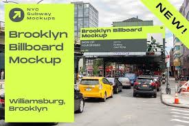 Brooklyn Billboard Mockup Billboard Mockup Billboard Billboard Advertising