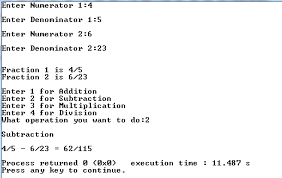 C++ | Program That Can Add, Subtract, Multiply And Divide Fraction And Give  Answer In Simplest Form !