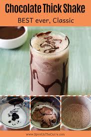Chocolate Milkshake Recipe Thick Chocolate Shake Recipe W Ice Cream Recipe Milkshake Recipe Chocolate Chocolate Milkshake Milkshake Recipes