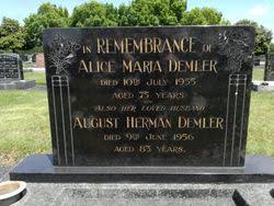 August Herman “Gus” Demler (1872-1956)