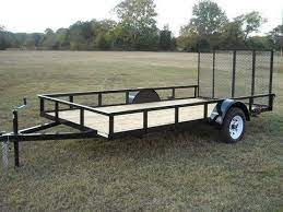65 X 12 Ft Utility Trailer Plans - Single Axle Utility Trailer Trailer Plans Welding