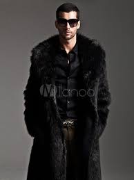 Man S Faux Fur Leather Jacket No 3 Faux Fur Coat Men Mens Leather Coats Long Faux Fur Coat
