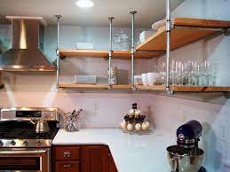 Those who love the look (that would be us) and those who think open shelves attract dust open shelving is beautiful, but i'd really love a few cabinets to hide the ugly dishes in camp. Diy Kitchen Shelf Novocom Top