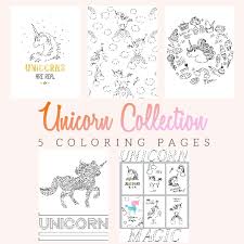Download and print these unicorn free printable coloring pages for free. Unicorn Collection Tessbuy Com