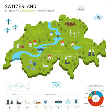 This elevation tool allows you to see a graph of elevations along a path using a google map. Energy Industry And Ecology Of Switzerland Vector Illustration C Tkacchuk 5624184 Stockfresh