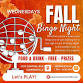Fall Bingo Night event in Summerville, SC