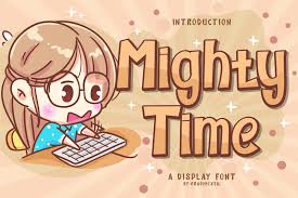 Master your motion graphics workflow in adobe premiere pro with master your motion graphics workflow in adobe premiere pro with these tips. Mighty Time Font In Fonts On Yellow Images Creative Store