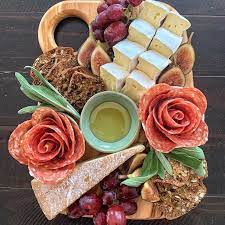 Shannon Kolchakian Shared A Photo On Instagram Adorabowl Salami Roses These Roses Are All Charcuterie Appetizers Food Platters Charcuterie And Cheese Board