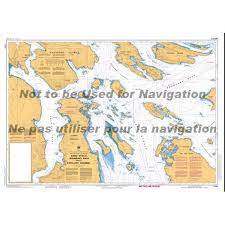 Canadian Chart 3441 Haro Strait Boundary Pass And Et Satellite Channel