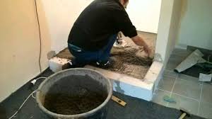 Dusche ebenerdig selber bauen schon bodengleiche dusche gesucht: Grosse Duschwanne Selber Machen Estrich Ablauf Youtube