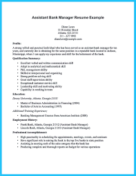 Assistant Bank Manager Resume Sample Writerzane Web Fc2 Com