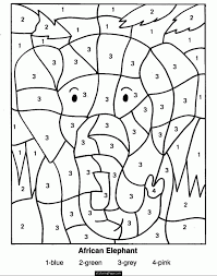 Dragon maths facts colouring page. Color By Math Coloring Home