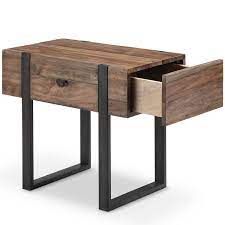 We put our brains together and designed this 6 foot industrial style, farmhouse table that we built with only framing $75 in framing lumber! 251 First Fulton Industrial Farmhouse Reclaimed Wood Chairside End Table In Rustic Honey Bellacor