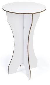 Find your cardboard coffee table easily amongst the 3 products from the leading brands on archiexpo, the architecture and design specialist for your professional purchases. Cardboard Bar Table 42 H White Flat Pack