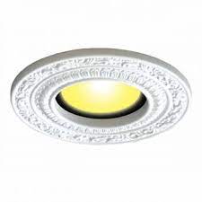 Decorative recessed lighting can be installed in any indoor ceiling, even a finished roof, or outdoors such as patios and porches. Spot Light Trim White Urethane Recess 6 Id X 10 Od Renovators