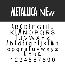 Enter some text in the box below, then click the preview button. Metallica Schrift Markante Heavy Metal Fonts Zum Download