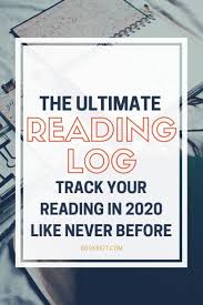 Introducing The 2020 Reading Log Reading Logs Reading Tracker Reading Challenge