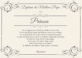 Diplome du meilleur papa du meilleur ami diplome d enterrement de vie de jeune fille. Diplome Meilleur Papa Fete Jaune Elegant A Imprimer Carte 2331