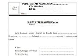 Contoh Surat Keterangan Usaha Bantuan Bpum Atau Blt Umkm Https Ift Tt 3o3deml Surat Pengusaha Pemerintah