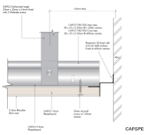 Plasterboard Covered Tee System - Capco