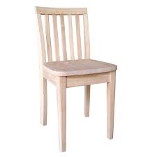 International Concepts Unfinished Wood Kids Chair Set Of 2 Cc 363p The Home Depot Chair Set Kids Chairs Solid Wood Chairs