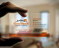 Make a handyman business card design online with brandcrowd's business card maker. Handyman Business Card By Handymanrr