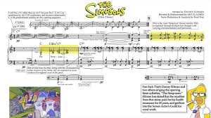 Download and print in pdf or midi free sheet music for beetlejuice theme by danny elfman arranged by trevor smith for piano (solo). The Simpsons Theme Score Reduction Analysis Youtube