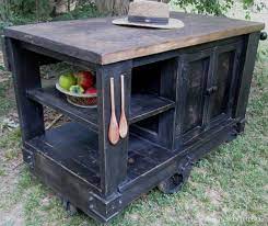 32 super neat and inexpensive rustic kitchen islands to materialize island diy homemade cupboard designs