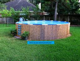 Dress Up Your Above Ground Pool With The Increasing Popularity Of Above Ground Swimming Pools Custom Landscapin Amenagement Piscine Decoration Piscine Piscine